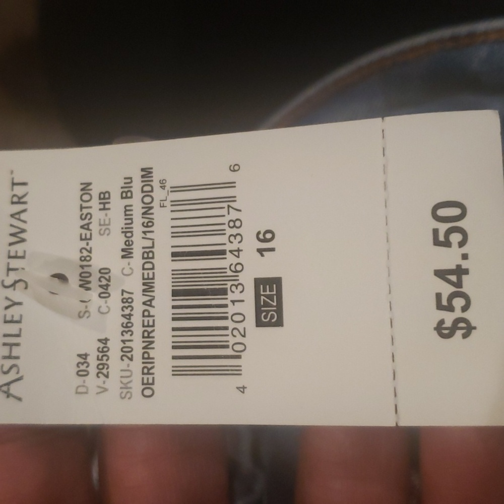 NWT Ashley Stewart Jeans. - Picture 6 of 7